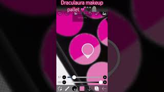 Draculaura makeup pallet (Arachna) #edits #editor #edit #art #artist #monsterhigh