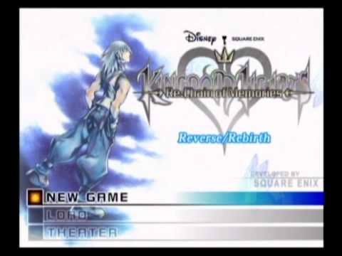 Kingdom Hearts Recom Reverse Rebirth Riku Playthrough Part 1 Riku Title Screen Youtube