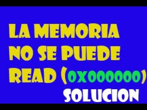 Video: Qué Significa El Error: No Se Pudo Leer La Memoria