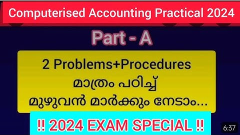PART A-PLUS TWO COMPUTERISED ACCOUNTING PRACTICAL 2023#count#pivottable