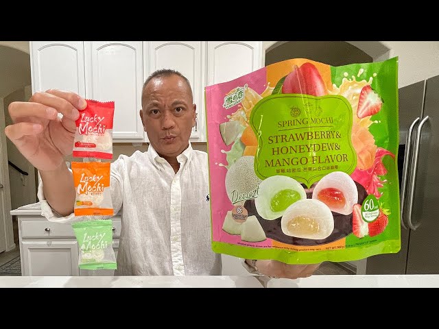 👂 ASMR NEW! YUKI & LOVE SPRING MOCHI CANDY (3 FLAVORS) AND EATING