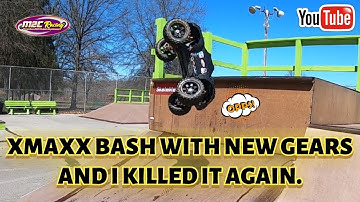 TRAXXAS XMAXX BASH. I KILLED IT AGAIN! BUT I HAD FUN!!
