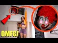 If you ever find this evil clown living in the walls of your house get out fast secret room