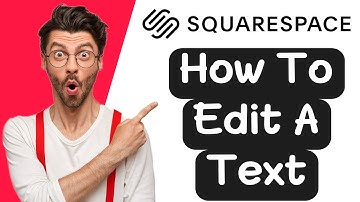 How To Edit A Text In Squarespace