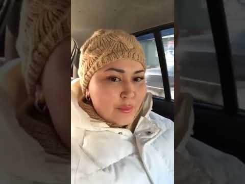 Смелая девушка едет на площадь Астаны, что бы сказать власти правду