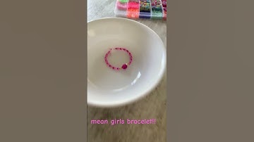“she doesn’t even go here…” #roadto1k #bracelet #diy #claybeads #transition #preppy #fyp
