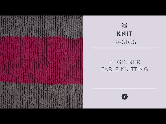 Bernat Bold Stripe Table Knit Blanket Pattern