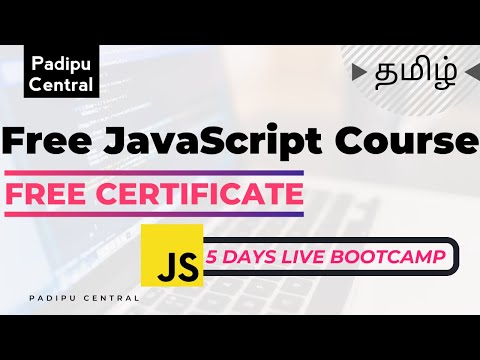5 Days Free JavaScript Programming Bootcamp with Free Certificate by LetsUpgrade | Tamil
