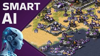 Red Alert 2 | Smart AI Mod  The Great Divide | (5 vs 3 + Superweapons)