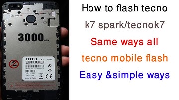 How to flash tecno k7 | all tecno mobile flash | Tech BD 20 New Video 2020 |