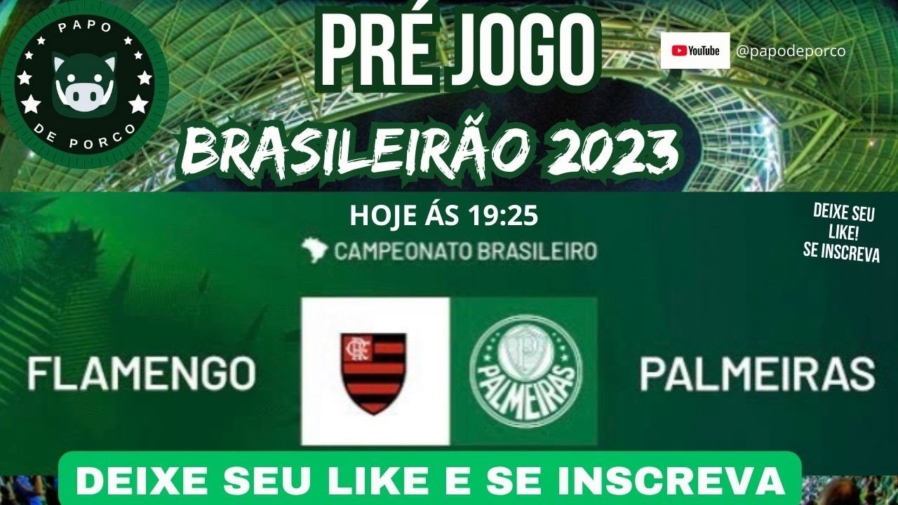 Pré-jogo Flamengo x Palmeiras - Campeonato Brasileiro 2023