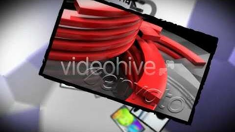 After Effects template - Floating Photos 12