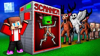Jj Made A Scanner To Find Mikey In Minecraft - Maizen 99 Nights In The Forest