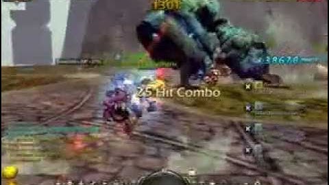 Dragon Nest SEA lvl 40 Engineer solo Manticore Nest Normal