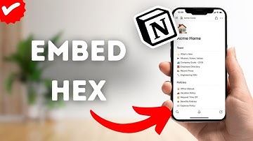 How To Embed HEX Link On Notion?