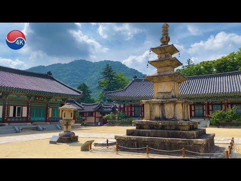 [4K] Korea Walk - Haeinsa Temple."The Tripitaka Koreana" is preserved. Unesco World Heritage.