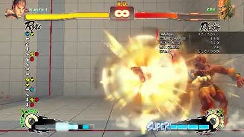 Ryu Stun Gun Combo (No Audio)