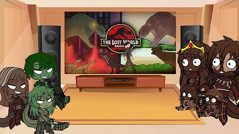 T-Rexes jurassic park lost world 1 minute react to gacha