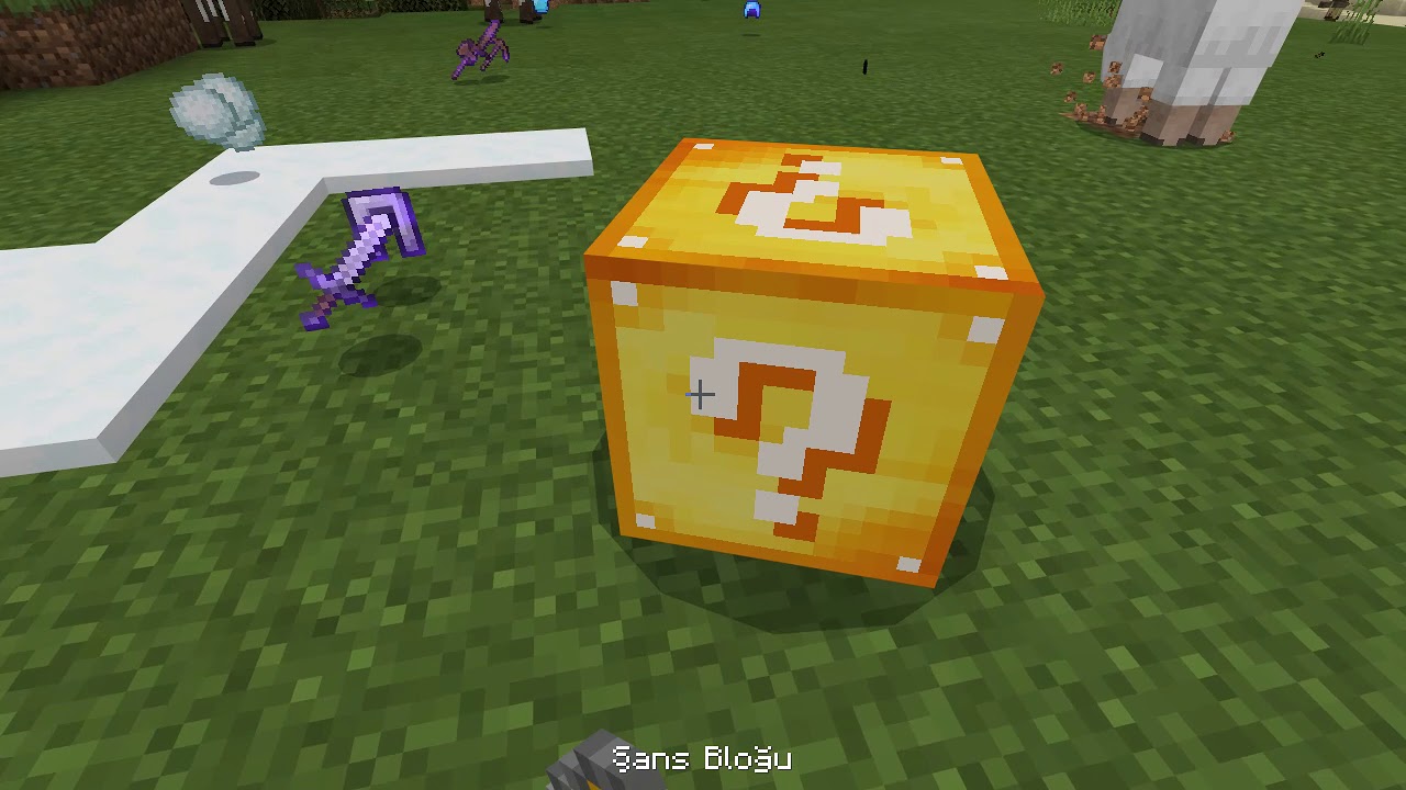 minecraft uzaya çıkan şans blokları - YouTube