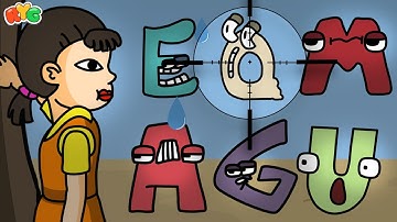 Squid Game Red Light Green Light Game with Alphabet Lore