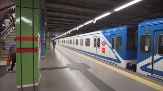 Spain, Madrid, Metro ride from Cuatro Caminos to Moncloa