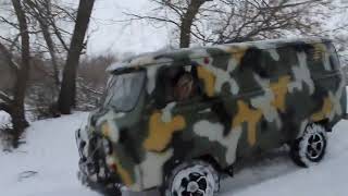 УАЗ ПАТРИОТ, БУХАНКА & HOVER зимнее бездорожье