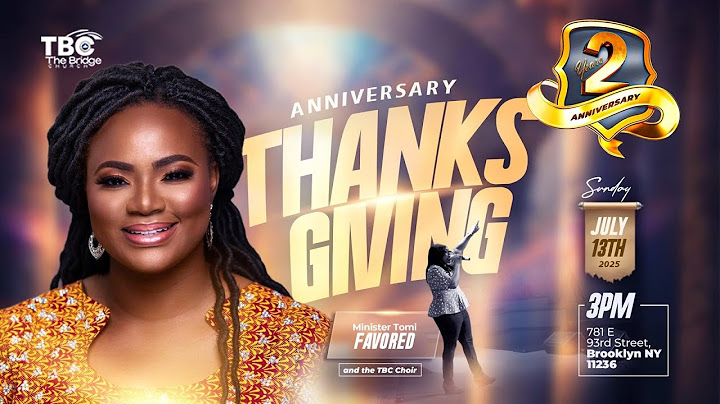 || RCCG TBC 2nd Anniversary Thanksgiving Service || July 13, 2025 ||