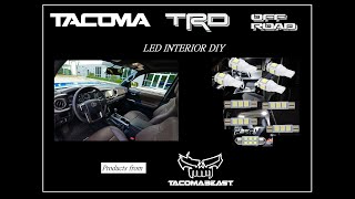 Toyota Tacoma LED Interior How To Install - 3rd Gen 2016+