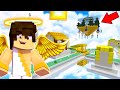 ¡ME CONVIERTO EN ANGEL Y VOY AL CIELO! 😇 🤩 | SRGATO VA A LA ALDEA DE DIOS EN MINECRAFT!