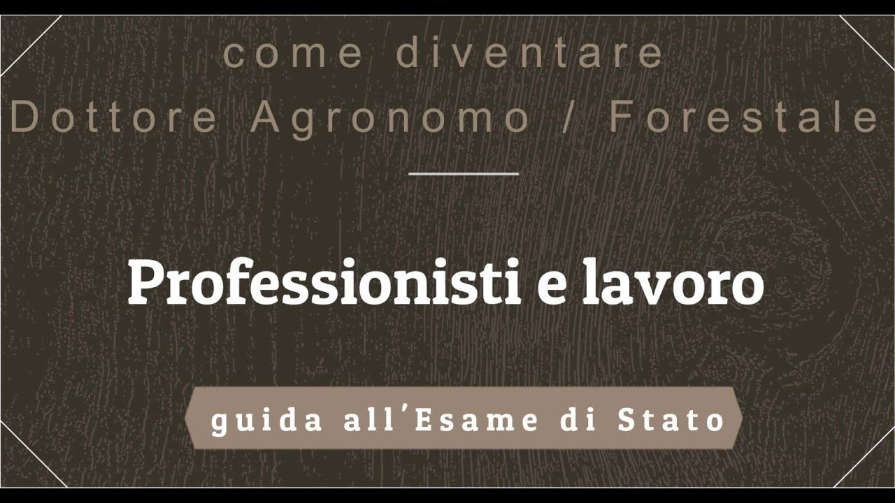 Dottore Agronomo: guida all''Esame di Stato - 5 parte