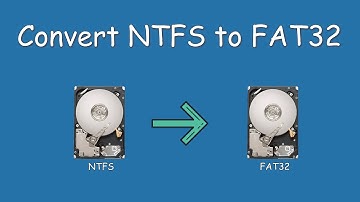 How to convert partition from NTFS to FAT in Win 8