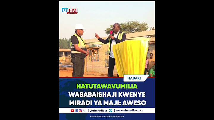 WAZIRI AWESO AWAONYA WAKANDARASI, ASEMA HATAVUMILIA UBABAISHAJI