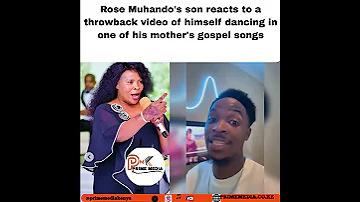 Rose Muhando S Son Reacts To A Throwback Video Of Himself Dancing In One Of His Mother S Gospel Song 