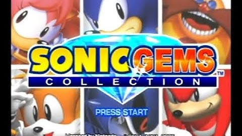 Sonic Gems Collection Nintendo Gamecube (GC) Review (HQ)