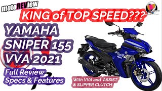 2021 Yamaha Sniper 155 l motoREView l Specs and Features l BASTIBOYZPH