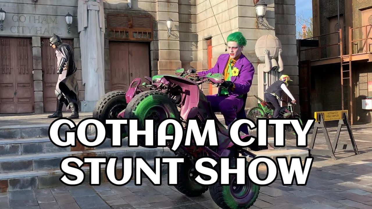 [4K]PARQUE WARNER 2019 - ESPECTÁCULO BATMAN