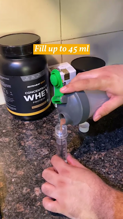 Nutrabay Gold Whey Protein Concentrate Lab Test Using MB PROCHECK Kit #mb #muscleblaze #mbprocheck