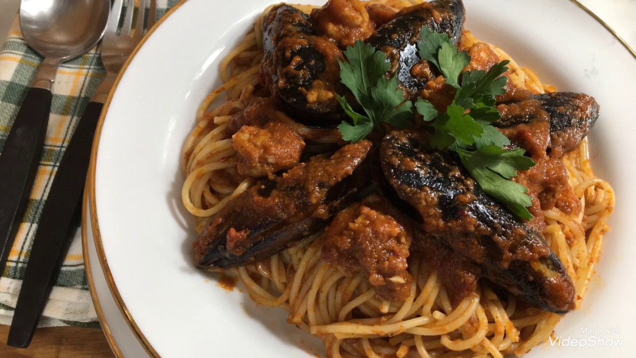 مقرونة تونسية محرحرا بغلال البحر 🦐🦐🦐