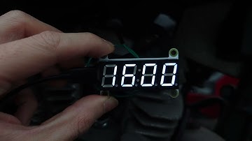 Digital tachometer by Nuvoton N76S003 enhanced 8051 microcontroller