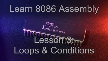 8086 (x86) assembly Lesson 3 - Loops, Jumps and Conditions