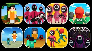 Squid Game, Squid Game Glass Bridge 3D, 456 Challenge, 456 Craft Survival, 456 Smashers screenshot 4