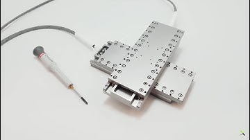 Ultra-high precision ultrasonic piezo XY stage - Motorized linear stages