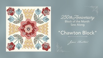 Jane Austen 250th Anniversary Block of the Month - Block 1 Chawton Block