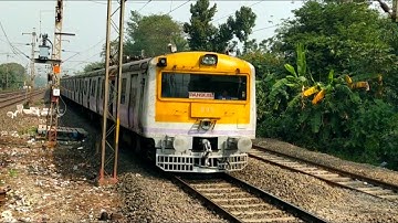 2 Different Types Rake With Howrah Panskura Local Arrived at Nalpur Station || Panskura Local.
