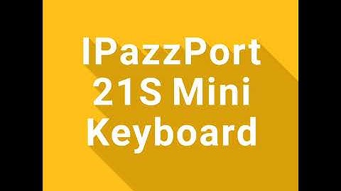 IPazzPort 21S Mini Keyboard from GearBest