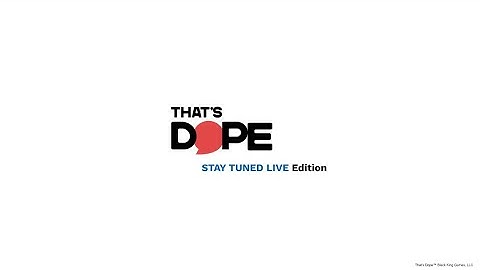 That’s Dope Game #cardgame #dopeornope #laughs #podcast #dope #games #relationships #sports