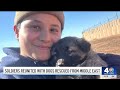 Paws of War Reunites American Army Soldier With Dogs They Saved While Serving in the Middle East