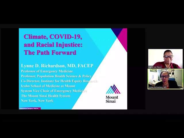 Climate, COVID-19, and Racial Injustice: The Path Forward with Lynne D. Richardson, MD, FACEP