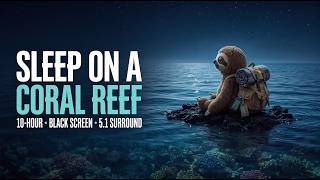 Sleep on a Coral Reef | 10-Hour Ocean Ambience | Black Screen | 5.1 Surround Sound screenshot 5