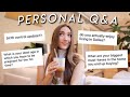 PERSONAL Q&A | when I want to be pregnant, birth control, home-buying timeline and update!